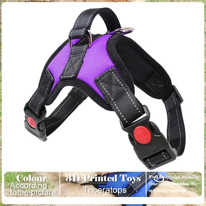 Dog Harness And Leash Set No Pull Adjustable Comfortable with Easy
