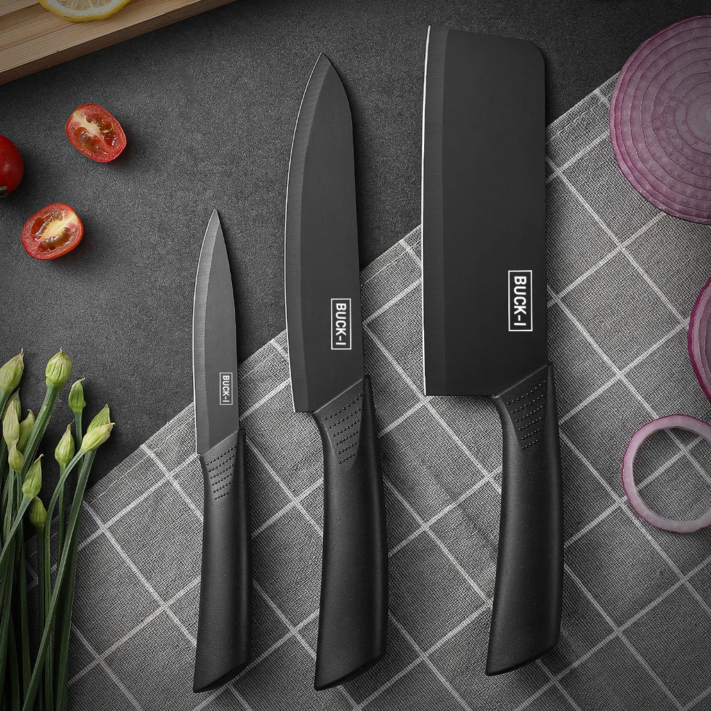 Kitchen Knife Set with Block