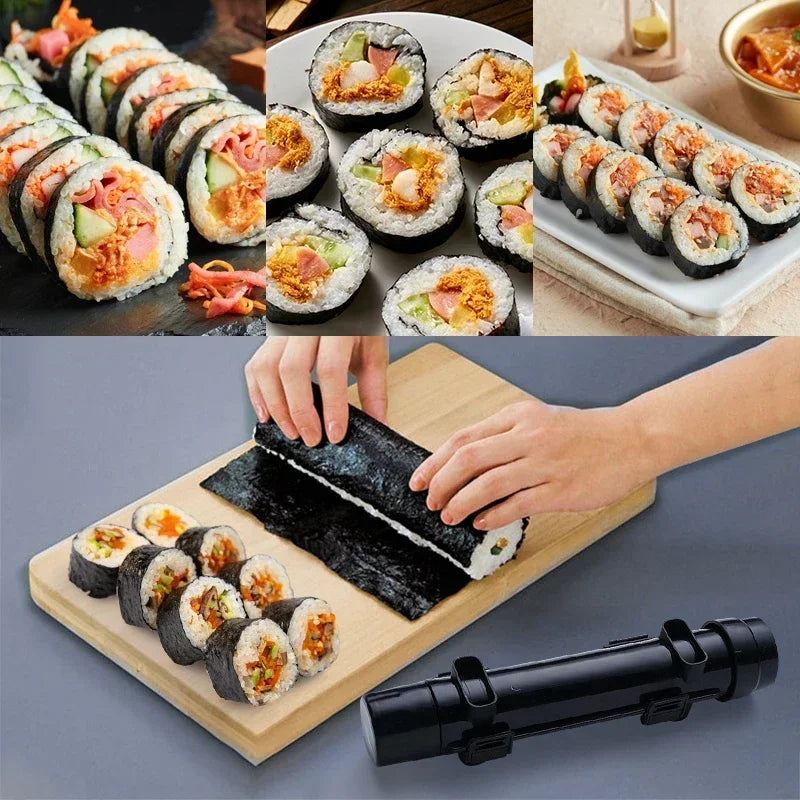 Quick Sushi Maker Japanese Roller Rice Mold Bazooka Vegetable Meat