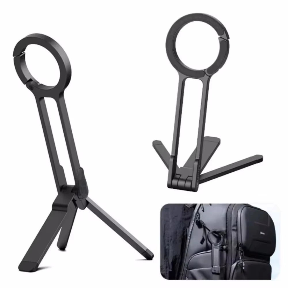 Foldable Phone Tripod Carabiner-Mounted For iPhone 17 16 15 18